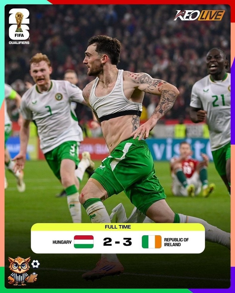 Hungary 2-3 Ireland | Keolive