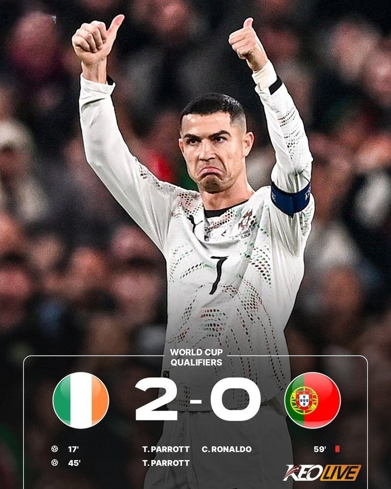 Ireland 2-0 Bồ Đào Nha | Keolive