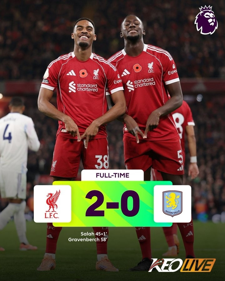 Liverpool 2-0 Aston Villa | Keolive