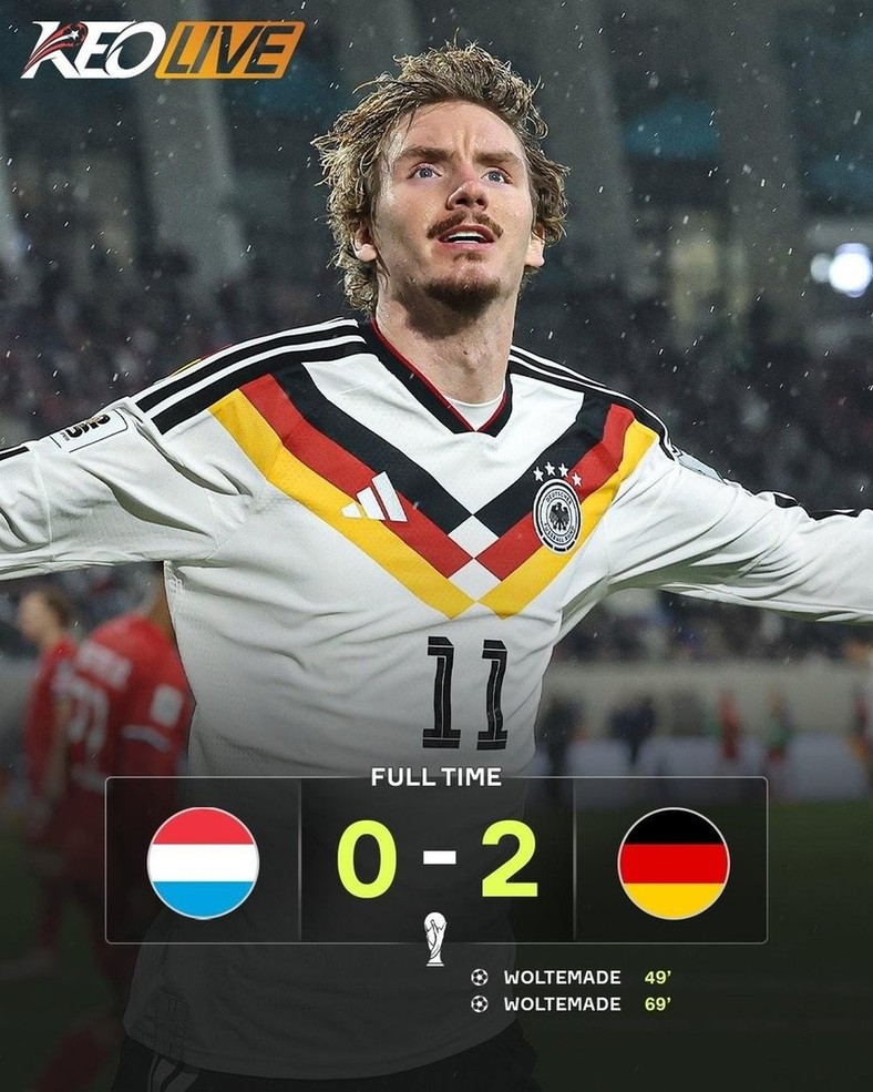 Luxembourg 0-2 Đức | Keolive