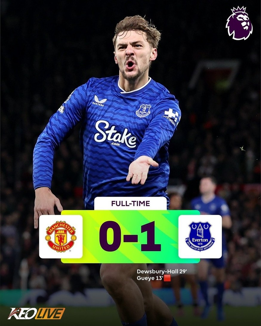 Manchester United 0-1 Everton | Keolive