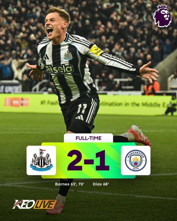 Newcastle 2-1 Manchester City | Keolive