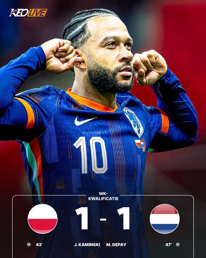 Ba Lan 1-1 Hà Lan | Keolive