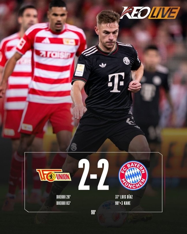 Union Berlin 2-2 Bayern Munich | Keolive