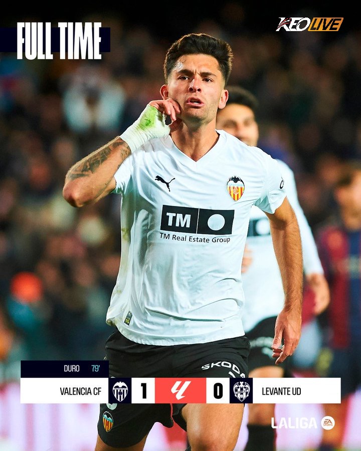 Valencia 1-0 Levante | Keolive