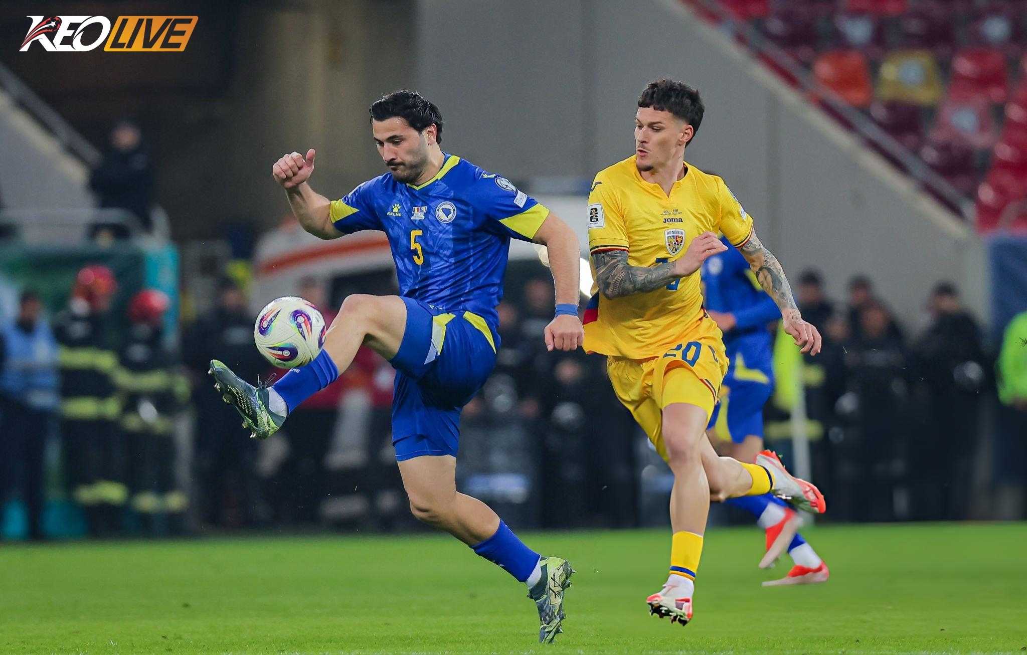 Lần gặp nhau gần nhất Bosna và Hercegovina vs Romania | Keolive