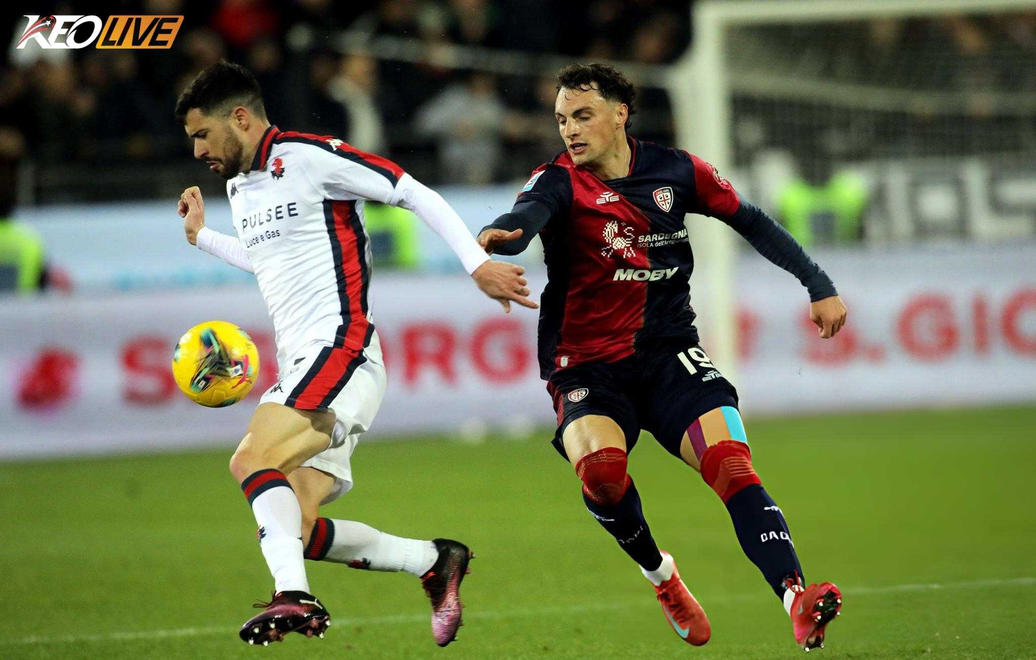 Lần gặp nhau gần nhất Cagliari vs Genoa | Keolive