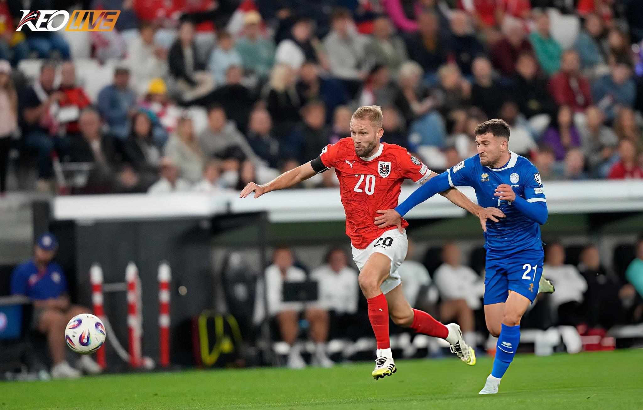 Lần gặp nhau gần nhất Đảo Síp vs Áo | Keolive