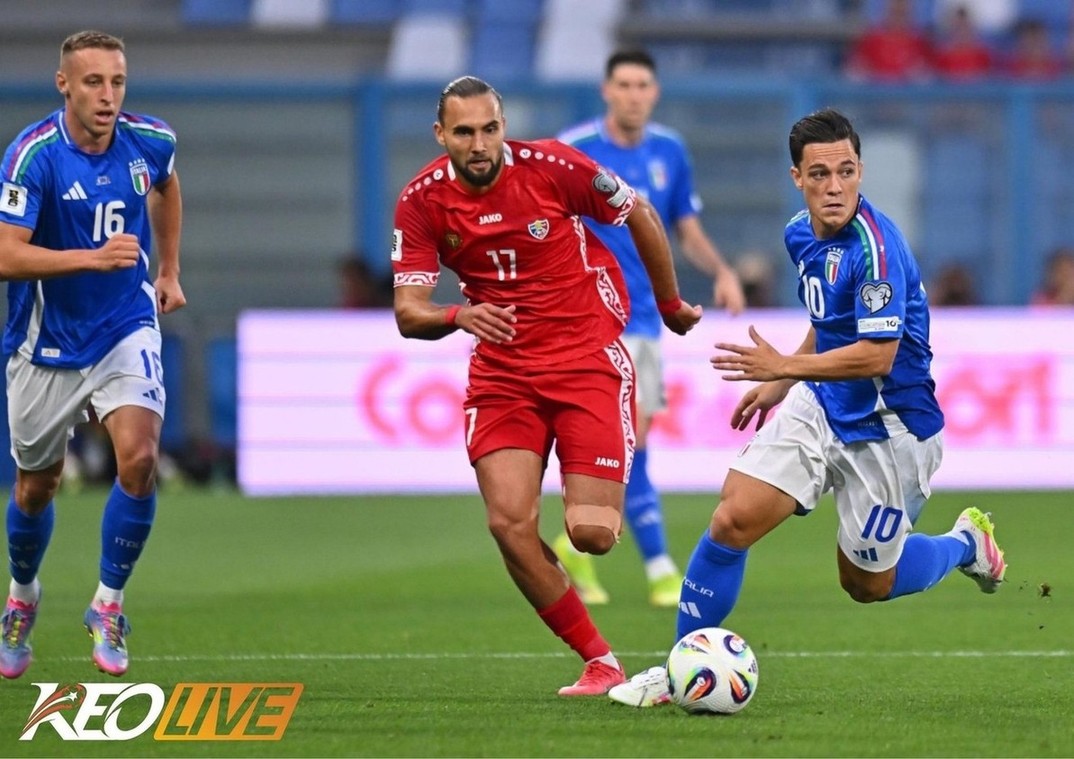 Lần gặp nhau gần nhất giữa Moldova vs Ý | Keolive