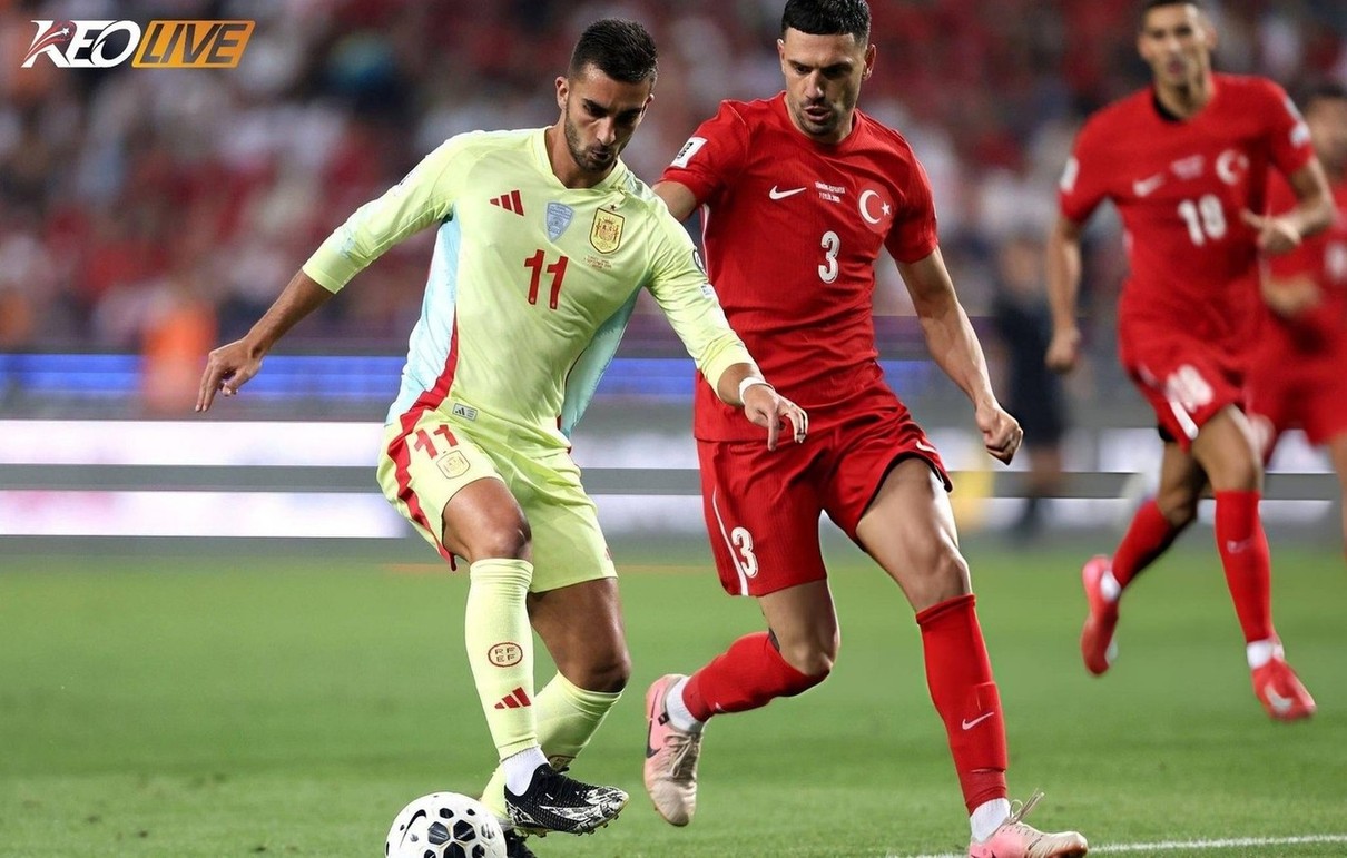Lần gặp nhau gần nhất giữa Tây Ban Nha vs Thổ Nhĩ Kỳ | Keolive