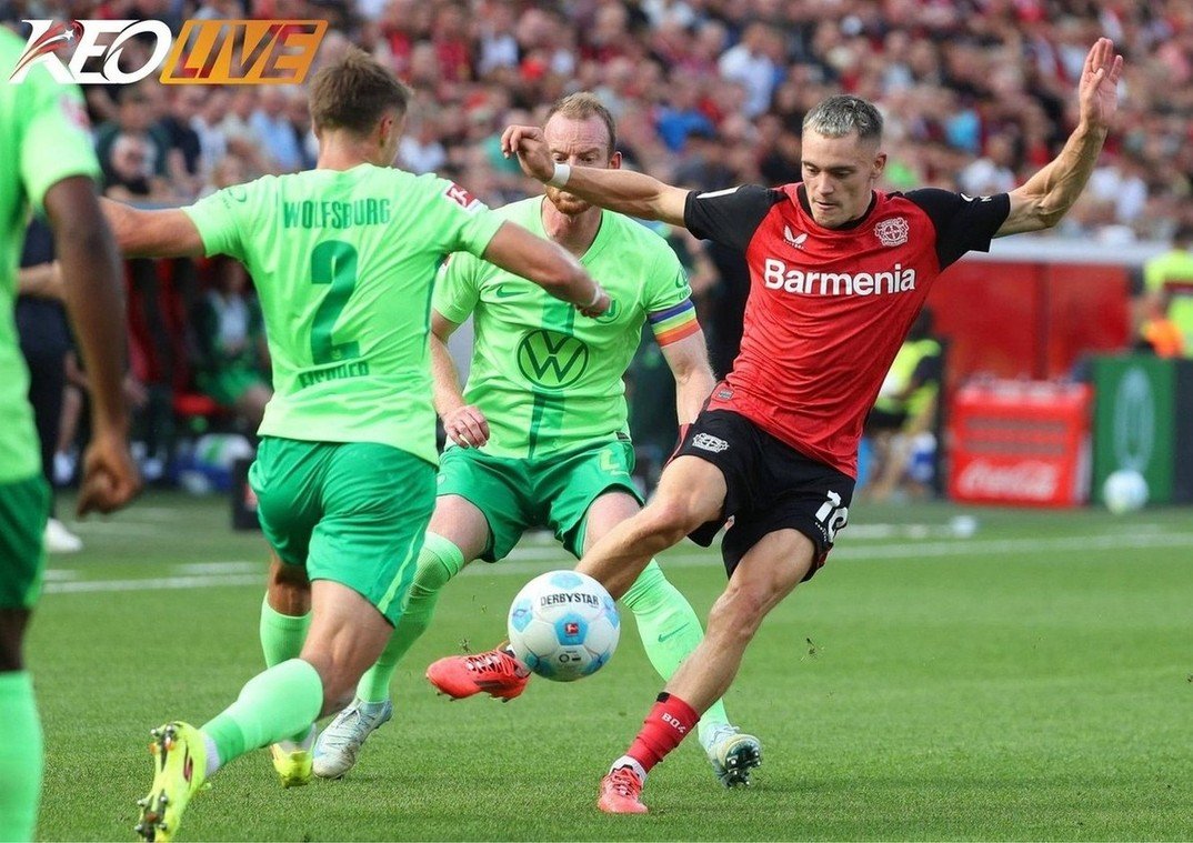 Lần gặp nhau gần nhất giữa Wolfsburg vs Leverkusen | Keolive
