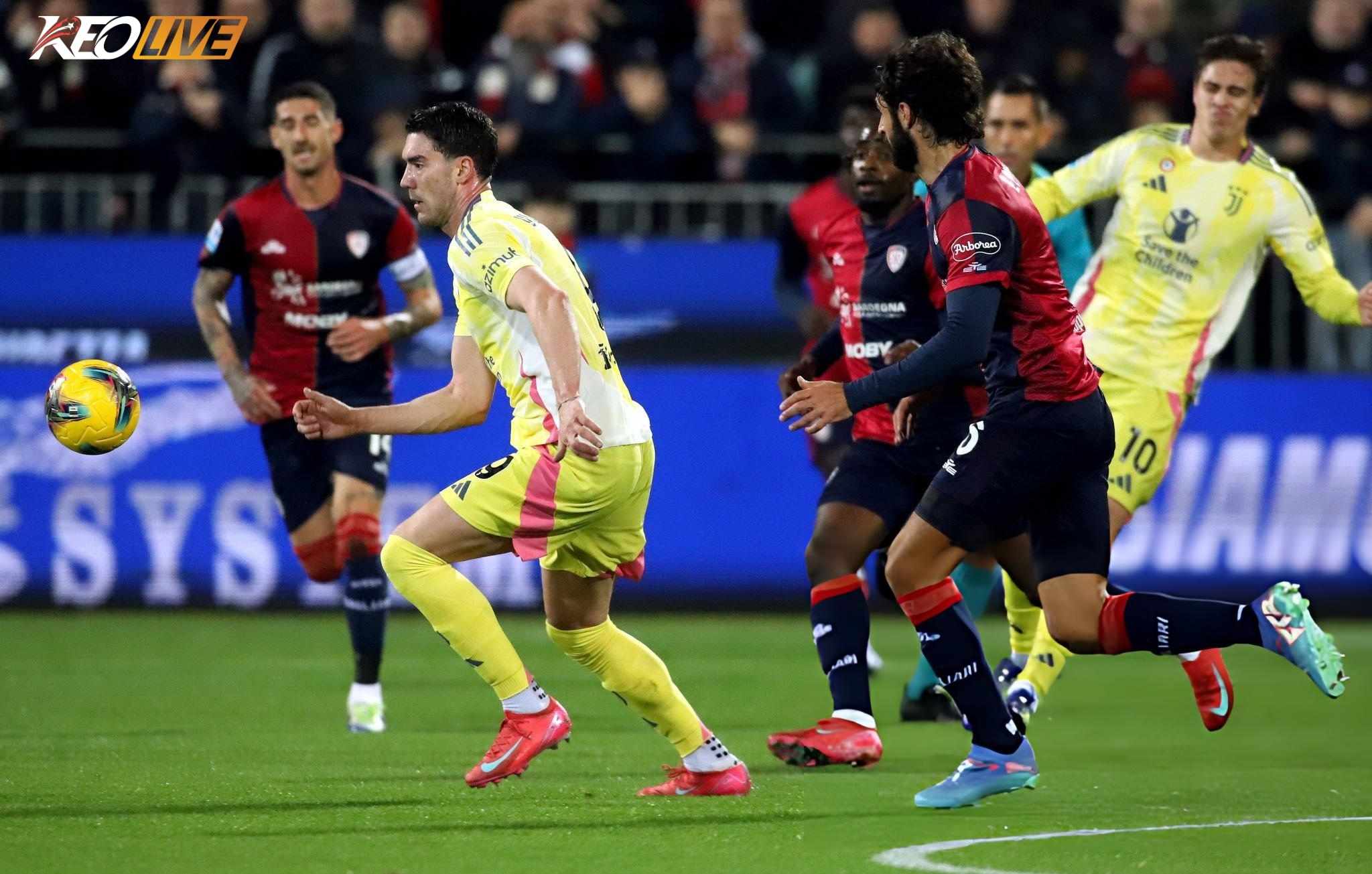 Lần gặp nhau gần nhất Juventus vs Cagliari | Keolive