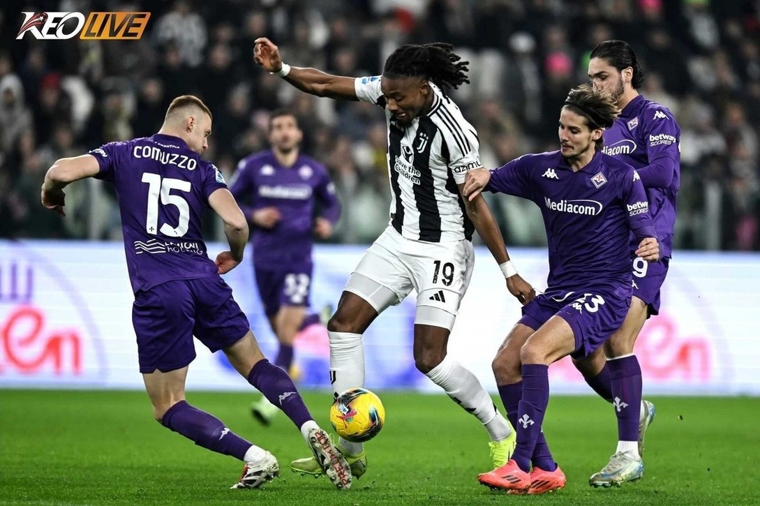 Lần gặp nhau gần nhất Juventus vs Fiorentina | Keolive