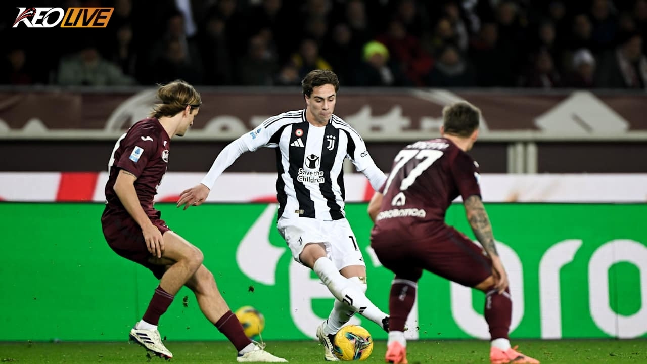 Lần gặp nhau gần nhất Juventus vs Torino | Keolive
