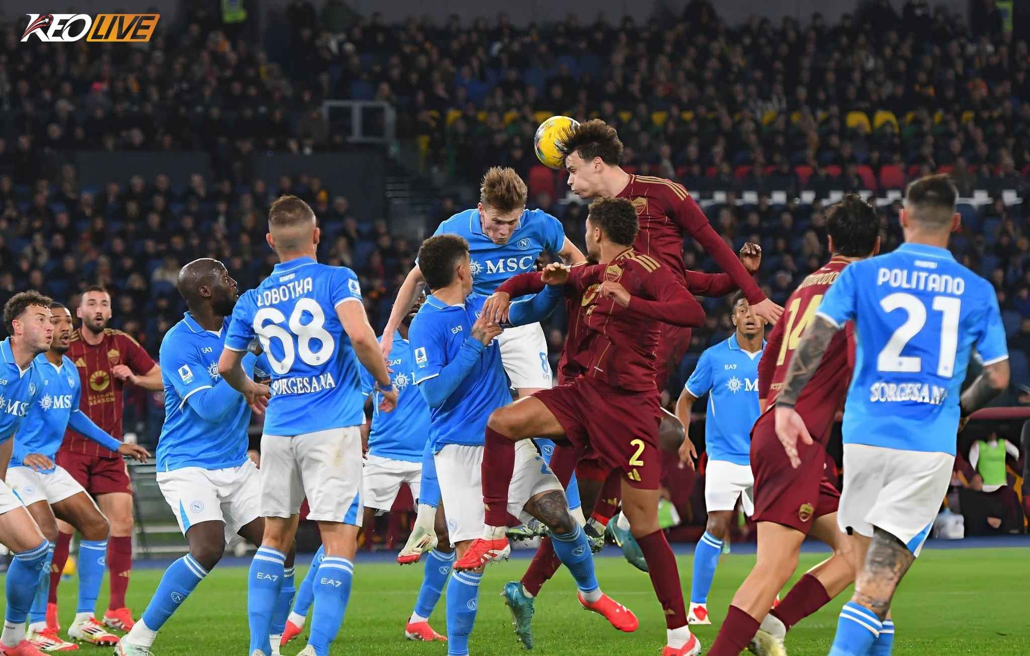 Lần gặp nhau gần nhất Roma vs Napoli | Keolive
