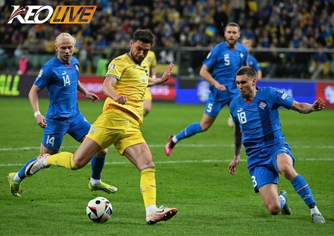 Lần gặp nhau gần nhất giữa Ukraine vs Iceland | Keolive