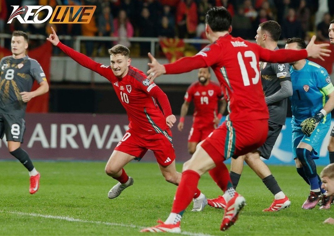 Lần gặp nhau gần nhất giữa Wales vs Bắc Macedonia | Keolive