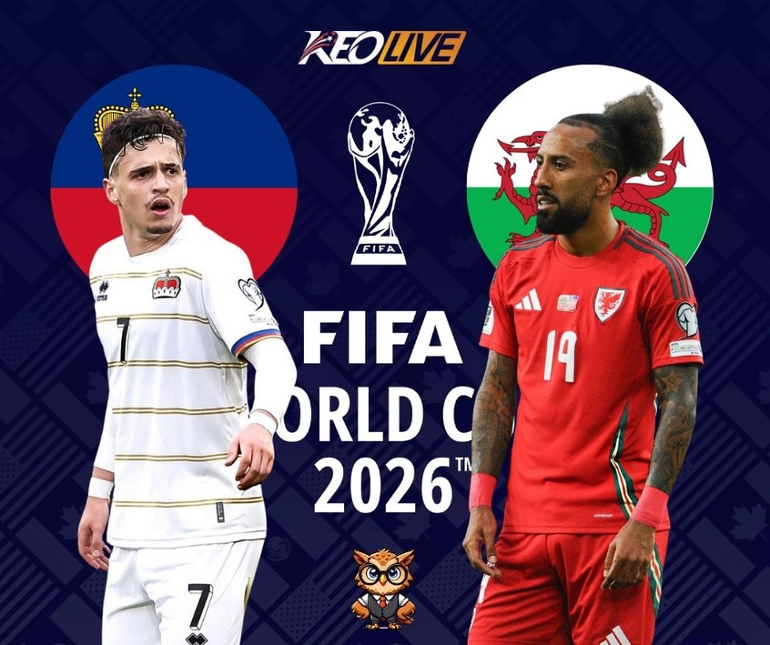 Liechtenstein vs Xứ Wales | Keolive