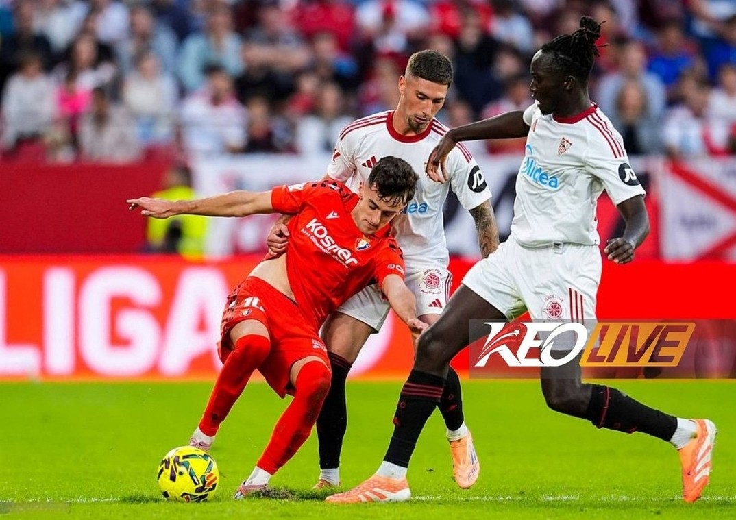 Osasuna đứng thứ 16 trên bảng xếp hạng với vỏn vẹn 11 điểm | Keolive