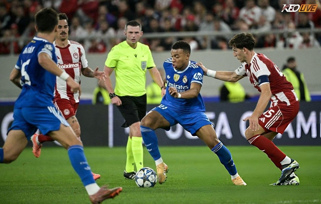 Los Blancos vừa có chiến thắng kịch tính 4-3 trước Olympiacos | Keolive