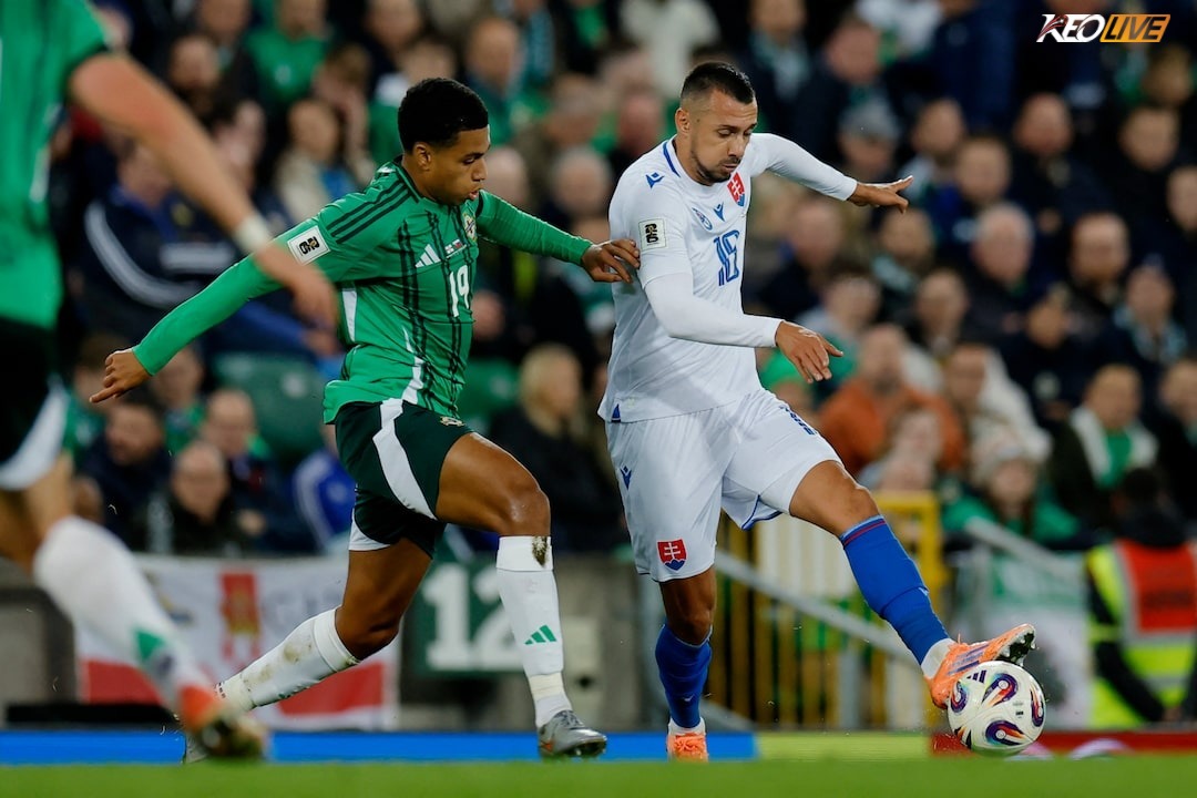 Slovakia bị Bắc Ireland đánh bại ở vòng 3 | Keolive