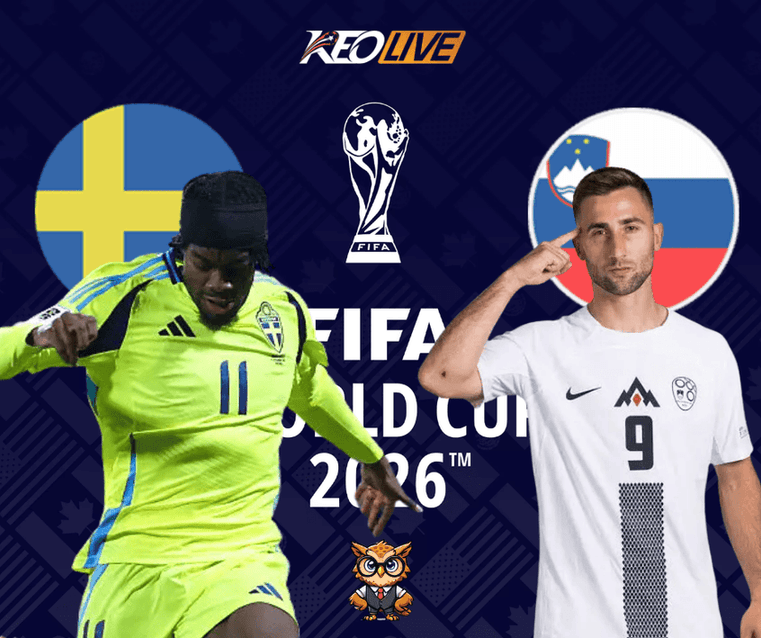 Thụy Điển vs Slovenia | Keolive