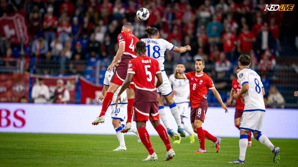 Ở lượt đi Thuỵ Sĩ từng đè bẹp Kosovo 4-0 | Keolive