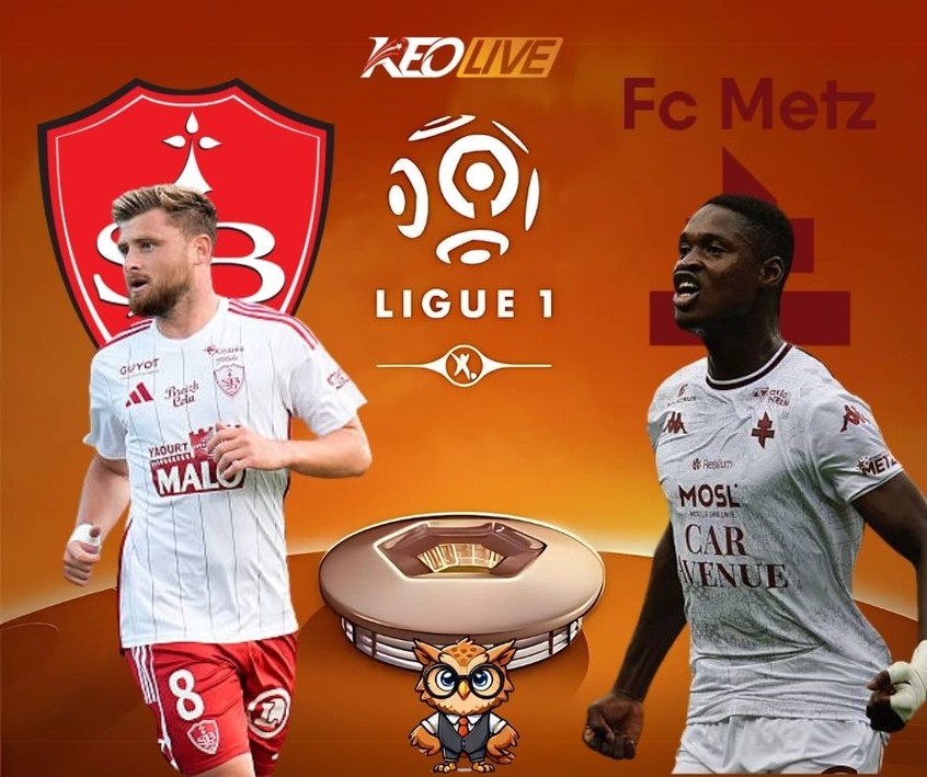 Trận đấu giữa Brest vs Metz | Keolive