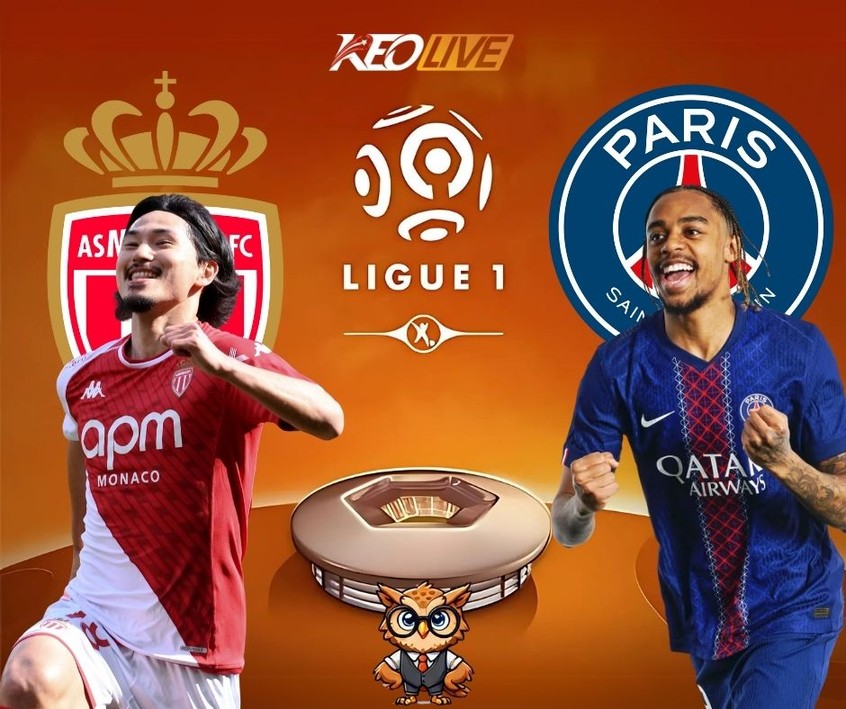 Trận đấu giữa Monaco vs PSG | Keolive