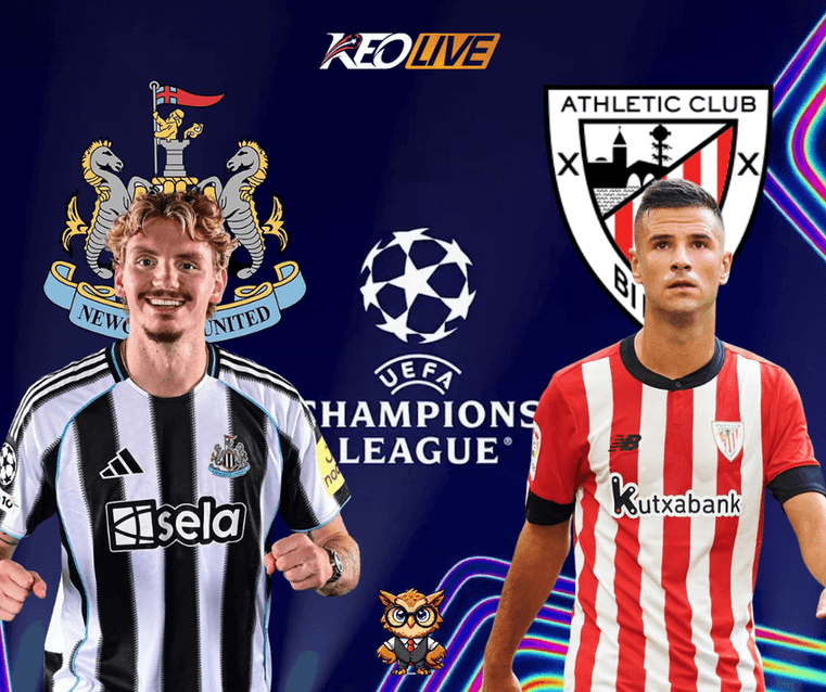 Trận so tài giữa Newcastle United vs Athletic Club | Keolive