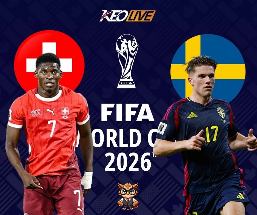 Trận đấu giữa Switzerland vs Sweden | Keolive