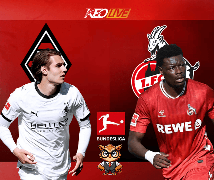 Trận so tài giữa M'Gladbach vs 1. FC Köln | Keolive