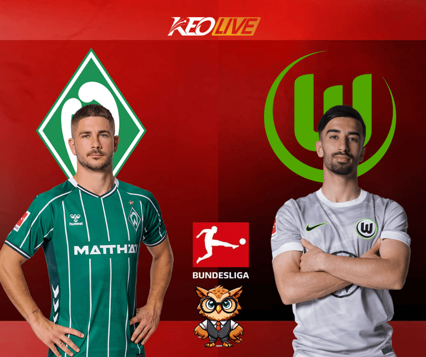 Trận đấu giữa Bremen vs Wolfsburg | Keolive
