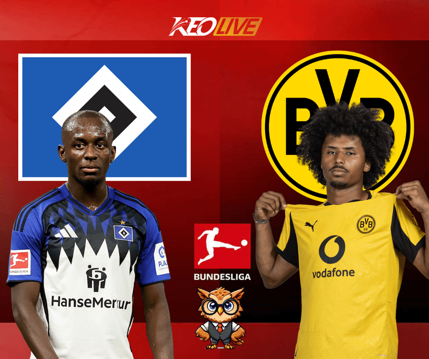 Trận đấu giữa Hamburger SV vs Borussia Dortmund | Keolive