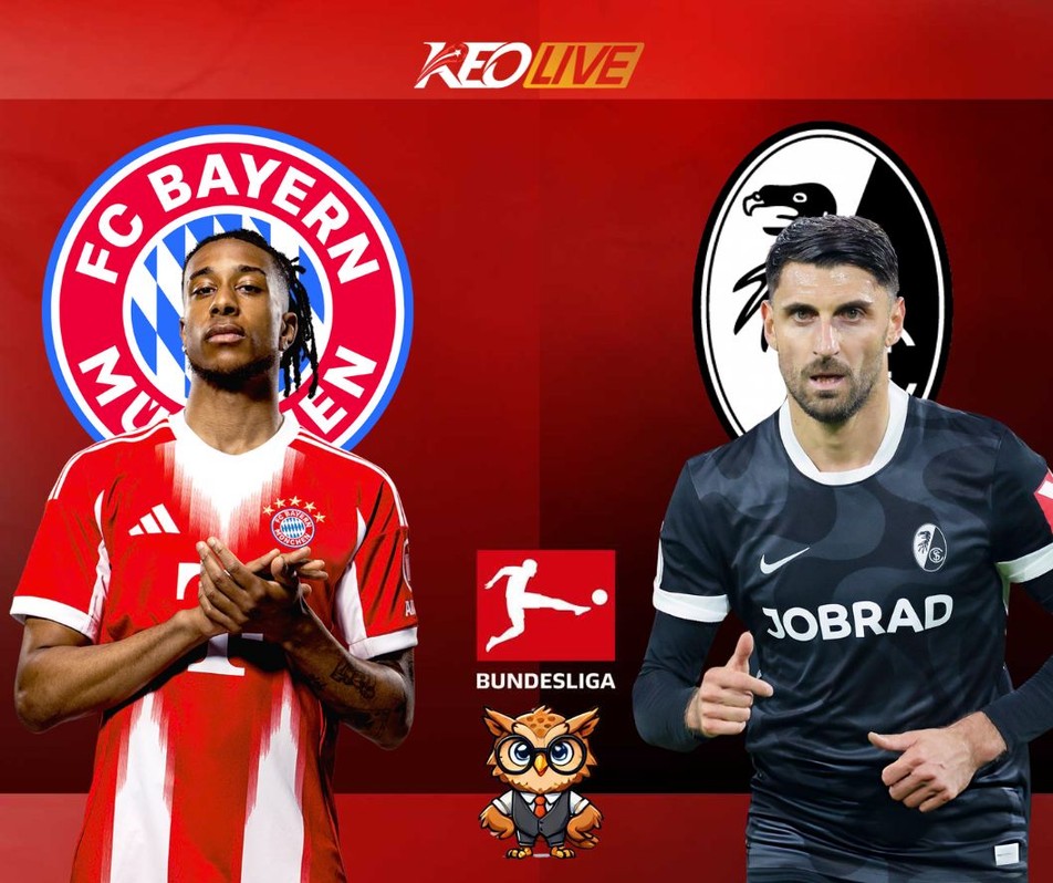 Trận đấu giữa Bayern Munich vs Freiburg | Keolive