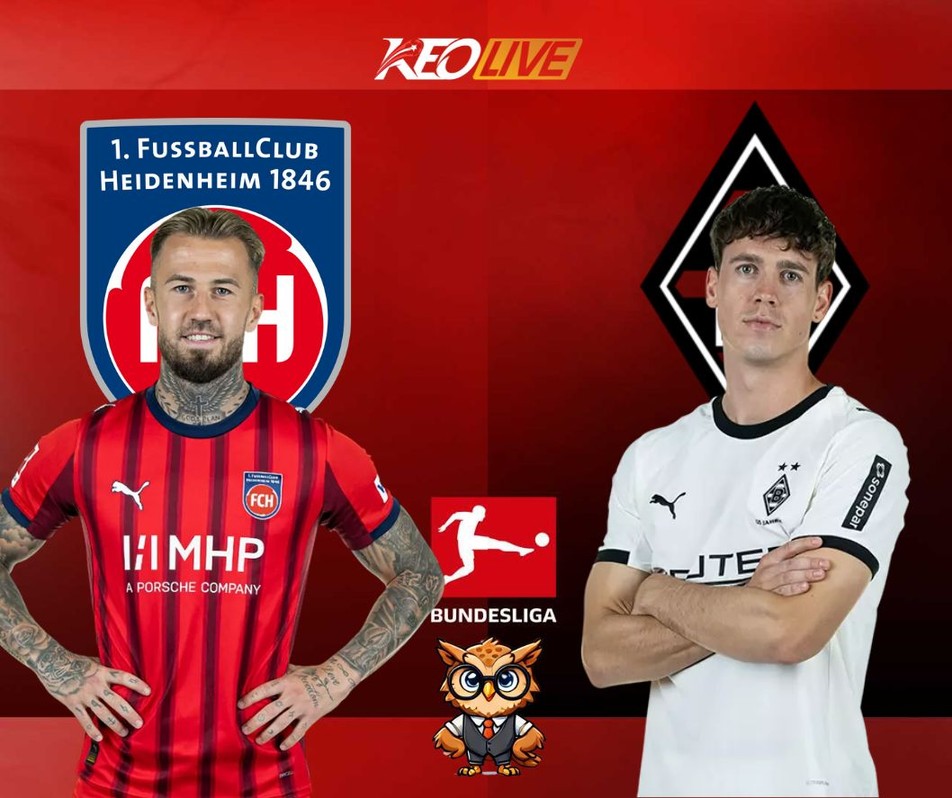 Trận đấu giữa Heidenheim vs M'gladbach | Keolive