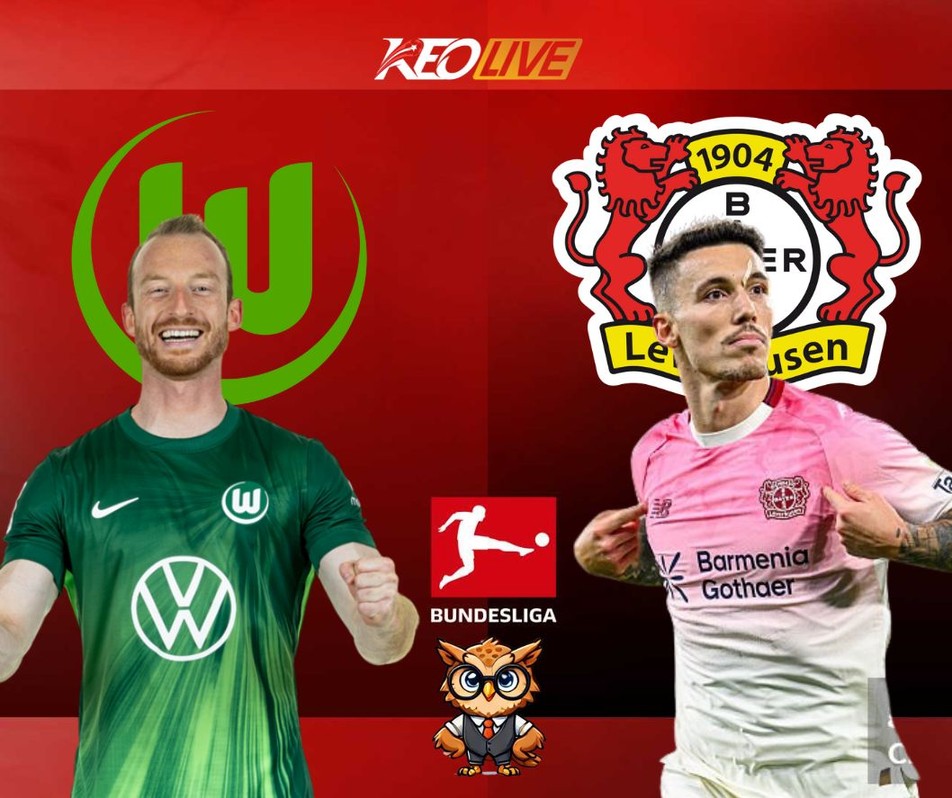 Trận đấu giữa Wolfsburg vs Leverkusen | Keolive