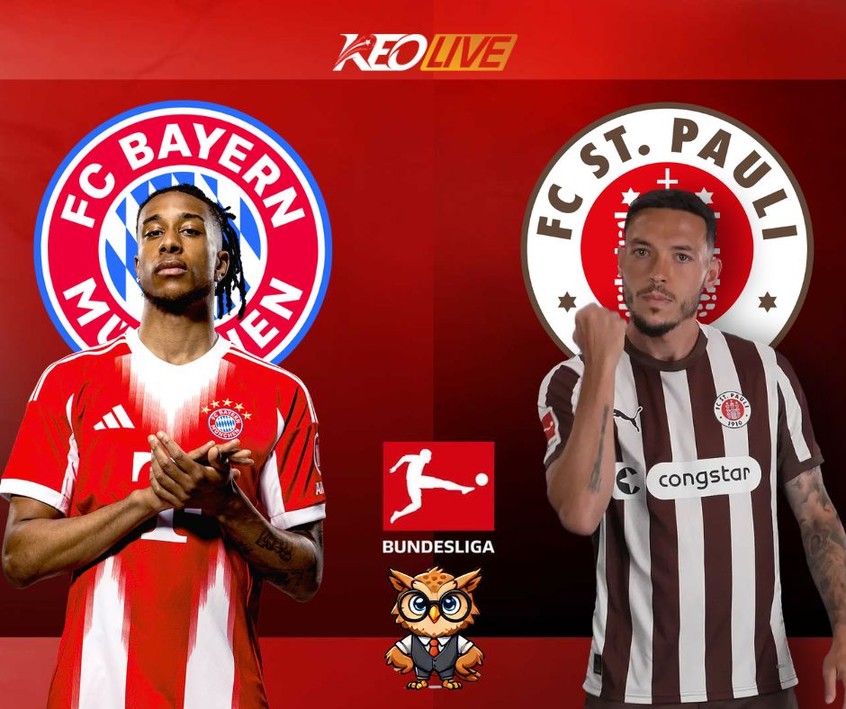 Trận so tài giữa Bayern Munich vs St.Pauli | Keolive