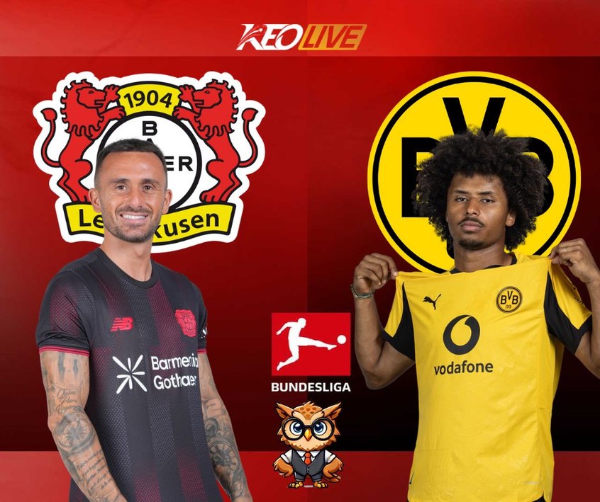 Trận cầu tiêu điểm giữa Leverkusen vs Dortmund | Keolive