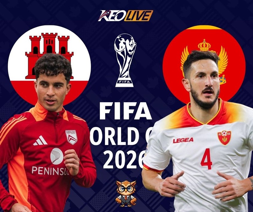 Trận đấu giữa Gibraltar vs Montenegro | Keolive