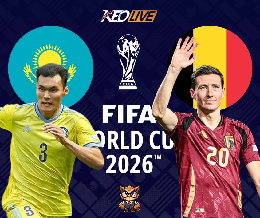 Trận so tài giữa Kazakhstan vs Belgium | Keolive