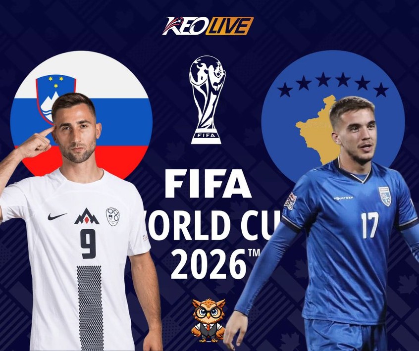 Trận đấu giữa Slovenia vs Kosovo | Keolive