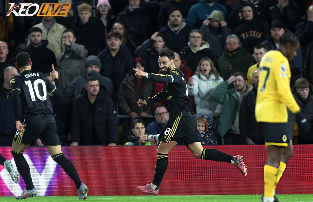 Bruno mở tỉ số trận đấu ở phút 25 | Keolive