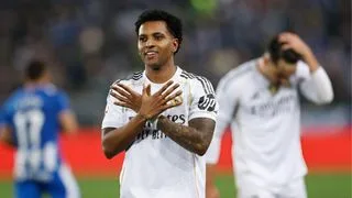Hình ảnh cho bài Rodrygo ghi bàn quyết định, tạm thời giải tỏa áp lực cho Xabi Alonso