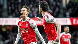 Hình ảnh cho bài Ødegaard ghi bàn, Arsenal nhẹ nhàng vượt qua Brighton