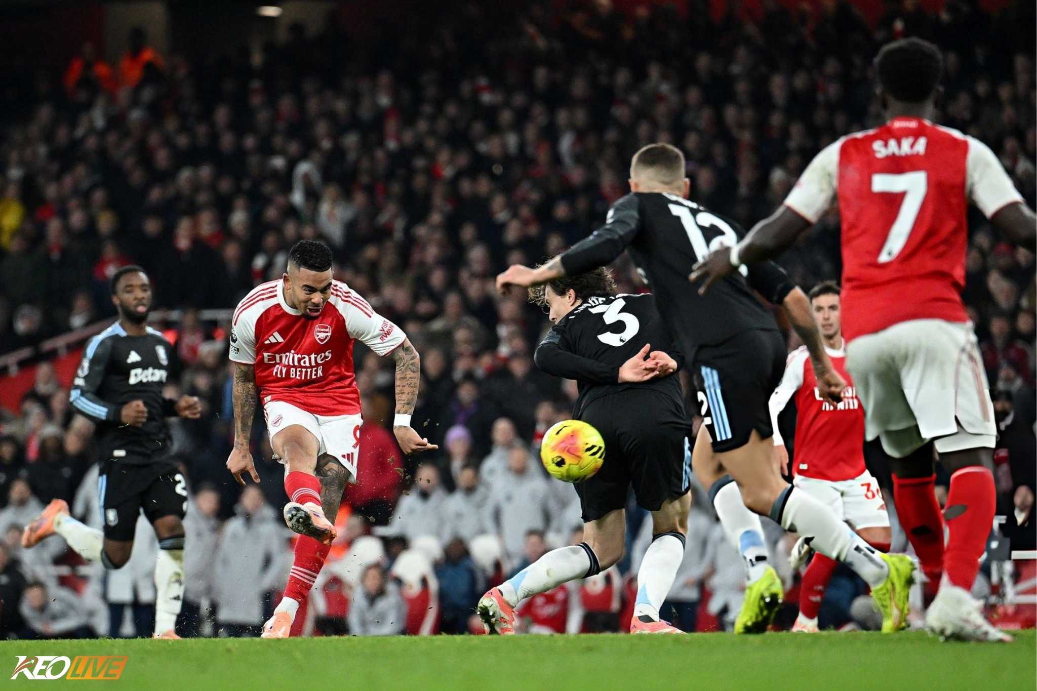 Jesus có bàn thắng đầu tiên cho Arsenal mùa này | Keolive