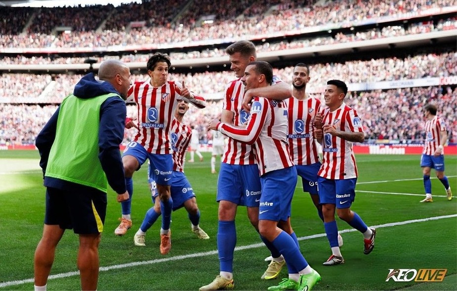 Atletico Madrid  tiếp tục bám đuổi cuộc đua vô địch | Keolive