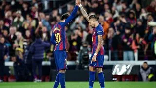 Hình ảnh cho bài Raphinha lập cú đúp, Barca thắng trận thứ năm liên tiếp tại Camp Nou