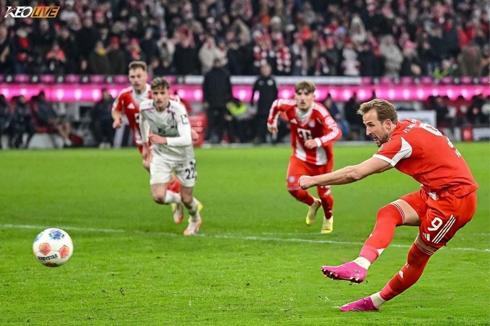 Bản lĩnh của Kane giúp Bayern chưa phải nhận trận thua đầu tiên ở Bundesliga | Keolive