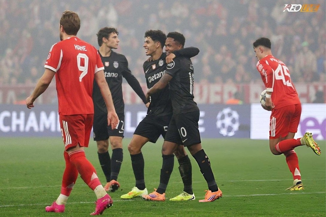 Sporting có bàn mở tỉ số từ pha đá phản lưới của Kimmich | Keolive